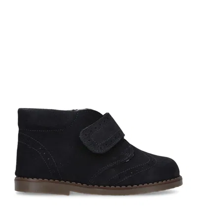 Papouelli Kids' Suede Jimmy Loafers In Multi