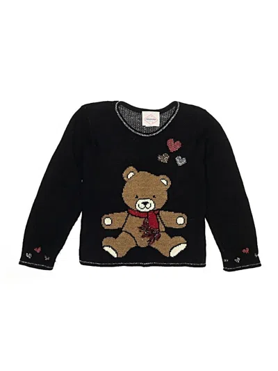 Pre-owned Papparoni Kids' Pullover Sweater In Black