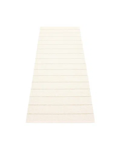 Pappelina Carl Rug, 27 X 72 In White