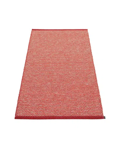 Pappelina Effi Rug, 33 X 63 In Red