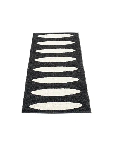 Pappelina Ella Rug, 27 X 60 In Black