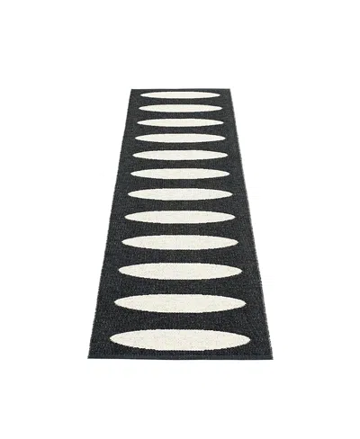 Pappelina Ella Rug, 27 X 84 In Black