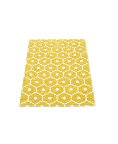 Pappelina Honey Rug In Yellow