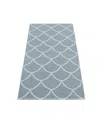 Pappelina Kotte Rug, 2'3" X 5'0" In Blue