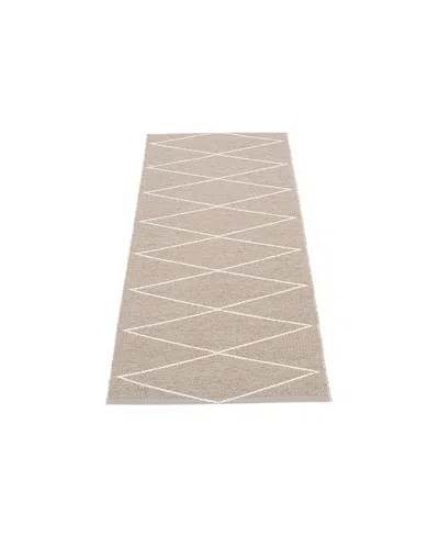 Pappelina Max Rug, 27 X 63 In Brown