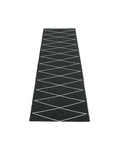 Pappelina Max Rug, 27 X 96 In Black