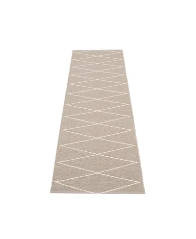 Pappelina Max Rug, 27 X 96 In Brown