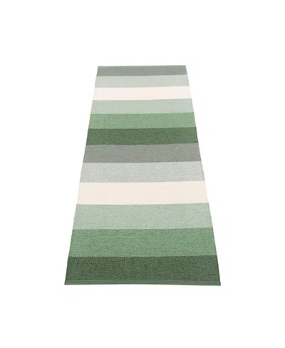 Pappelina Molly Rug, 27 X 78 In Green