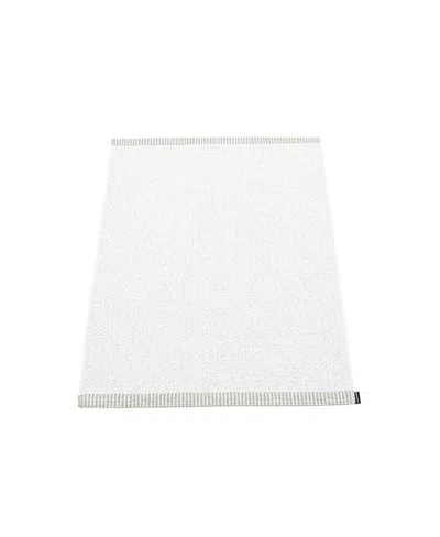 Pappelina Mono Rug, 24 X 33 In White