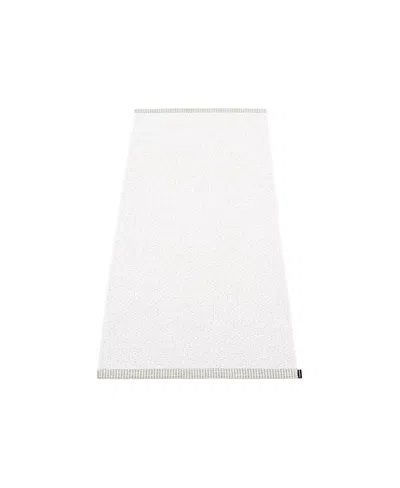 Pappelina Mono Rug, 24 X 60 In White