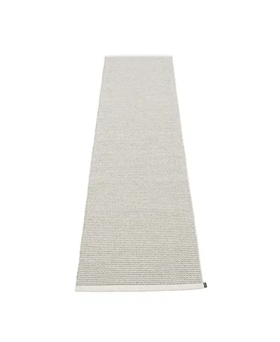 Pappelina Mono Rug, 27 X 117 In Gray