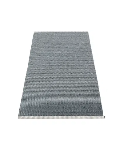 Pappelina Mono Rug, 33 X 63 In Blue