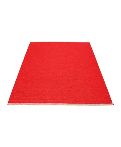 Pappelina Mono Rug, 54 X 78 In Red