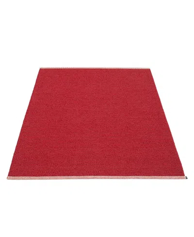 Pappelina Mono Rug, 54 X 78 In Red