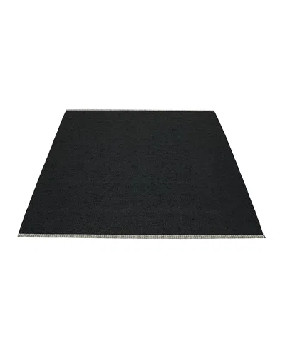 Pappelina Mono Rug, 72 X 87 In Black