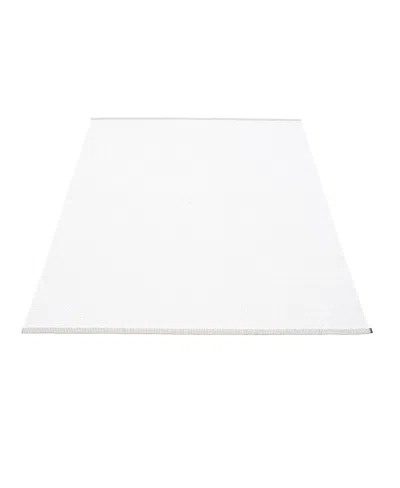 Pappelina Mono Rug, 90 X 126 In White