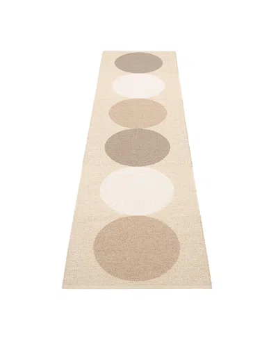 Pappelina Otto Rug, 2'3" X 9'0" In Brown