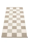 Pappelina Pix Reversible Indoor/outdoor Rug In Brown Tones