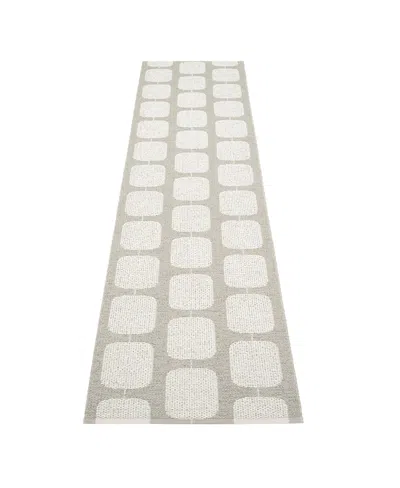 Pappelina Sten Rug, 27 X 117 In Gray