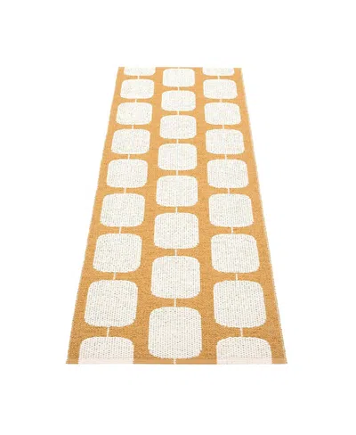 Pappelina Sten Rug, 27 X 78 In Brown