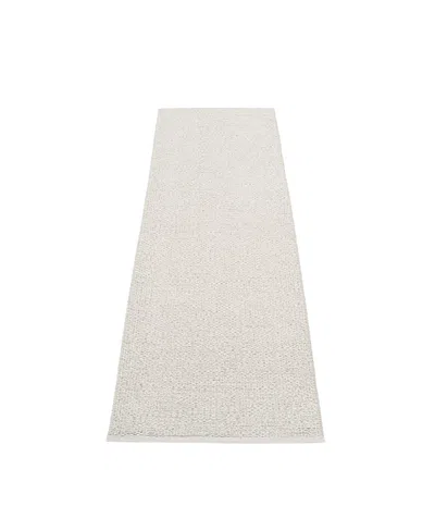 Pappelina Svea Rug, 27 X 126 In White