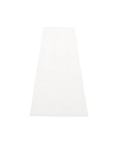 Pappelina Svea Rug, 27 X 96 In White