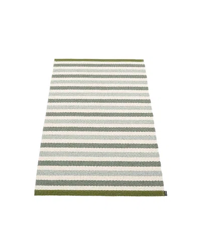 Pappelina Teo Rug, 27 X 48 In Green