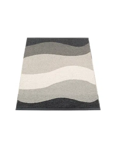 Pappelina Urvi Rug, 2'3" X 3'3" In Black