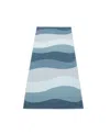 Pappelina Urvi Rug, 2'3" X 6'6" In Blue