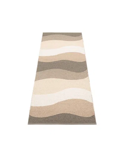 Pappelina Urvi Rug, 2'3" X 6'6" In Brown