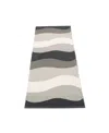Pappelina Urvi Rug, 2'3" X 6'6" In Black