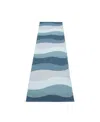 Pappelina Urvi Rug, 2'3" X 9'9" In Blue