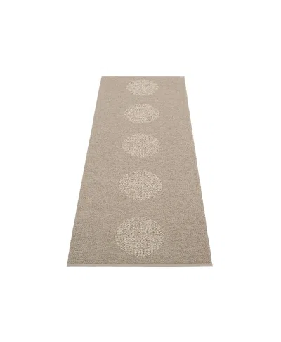 Pappelina Vera 2.0 Rug, 2'3" X 6'6" In Brown