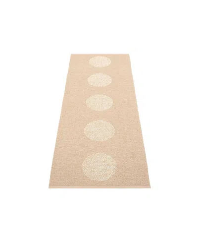 Pappelina Vera 2.0 Rug, 2'3" X 6'6" In Brown