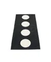 Pappelina Vera Rug, 2'3 X 5'0 In Black