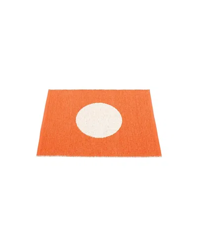 Pappelina Vera Small One Rug, 2'3" X 3'0" In Orange