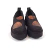 Papucei Niro Shoe In Bronze Polka Dot In Multi