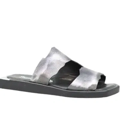 Papucei Silver  Lilac Sandal In Metallic