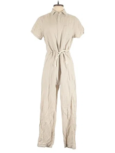 Pre-owned Par En Par Jumpsuit In Brown