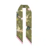 Para Ruk Women's Green / Yellow / Pink Roaring Twenties Maxi Silk Twill Scarf In Multi