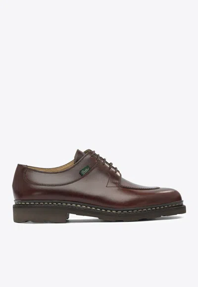 Paraboot Avignon Derby Shoes In Brown