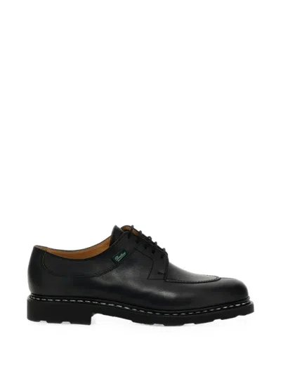 Paraboot Avignon Leather Derby Shoes In Black