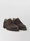 Paraboot Avignon/griff Suede Lace-up Shoes With Rubber Sole