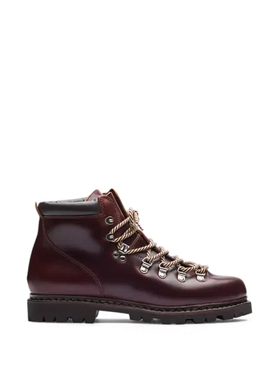 Paraboot Avoriaz Hiking Boots In Burgundy
