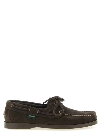 Paraboot 'barth' Boat Shoe In Animal Print