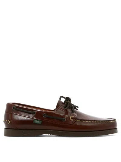 Paraboot "barth" Boat Shoes In Brown