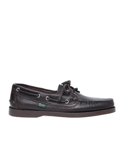 Paraboot Barth Boat Shoes In Brown