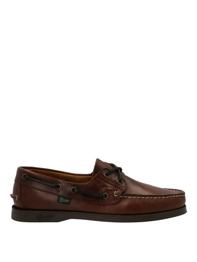 Paraboot Barth Boat Shoes In Brown