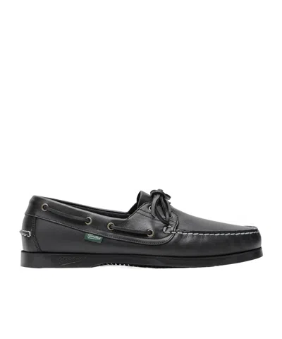 Paraboot Barth Leather Loafers In Black