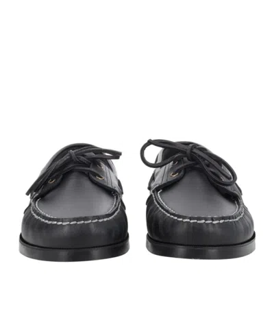 Paraboot Barth Marine Noire Loafers In Black